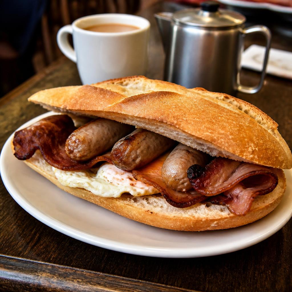 Breakfast baguette